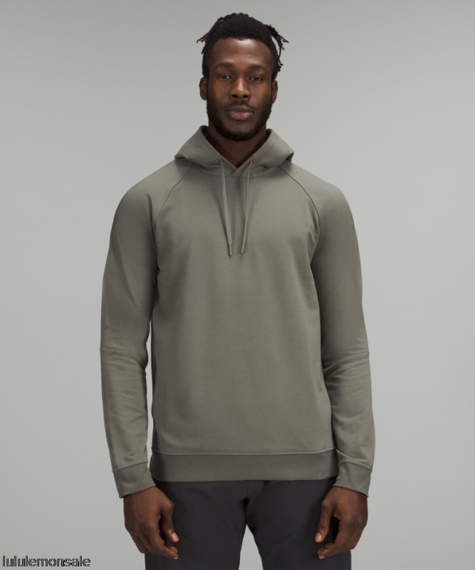 Lululemon Verkauf DELULU633 | City Sweat Pullover Hoodie French Terry Grau Salbei